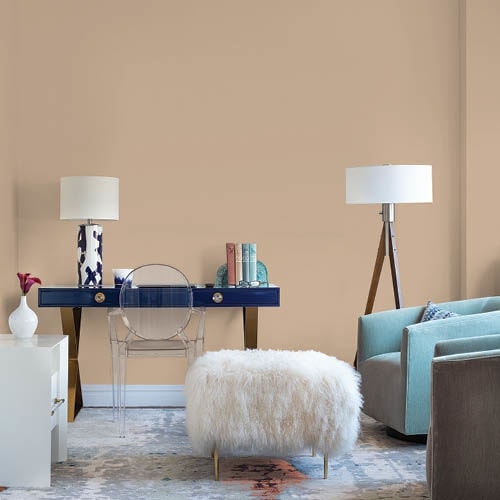 Be Well 2021 Color Palette in a great room