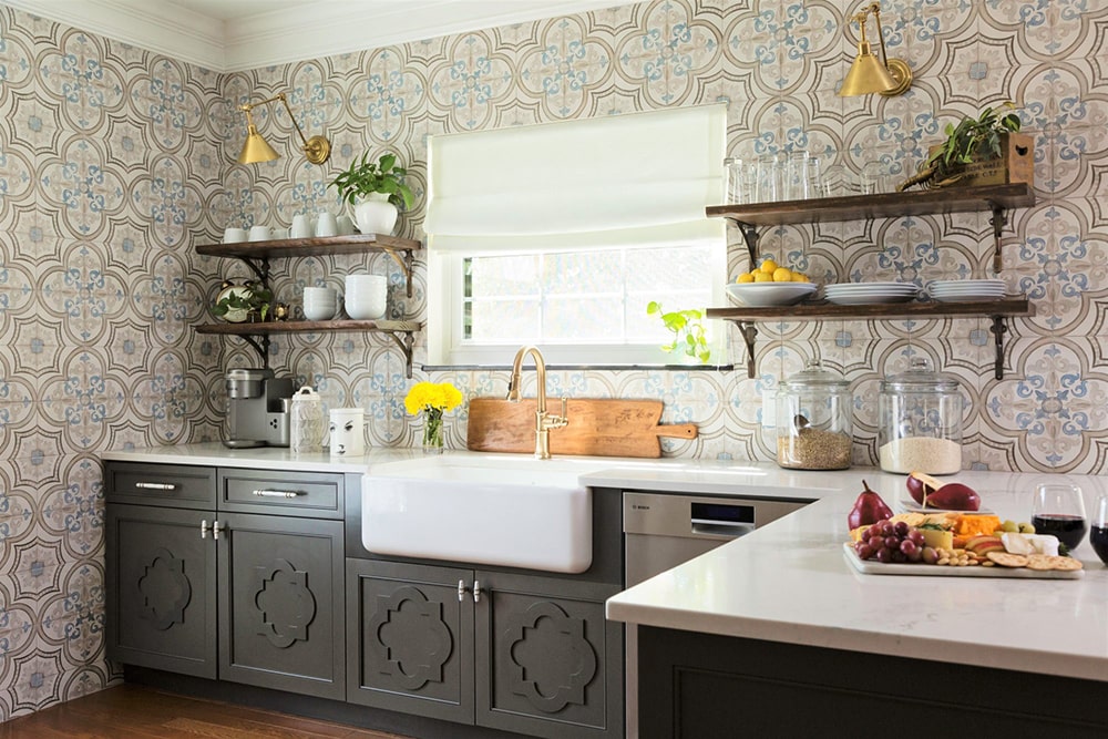 Sherwin Williams Urban Bronze in a kitchen