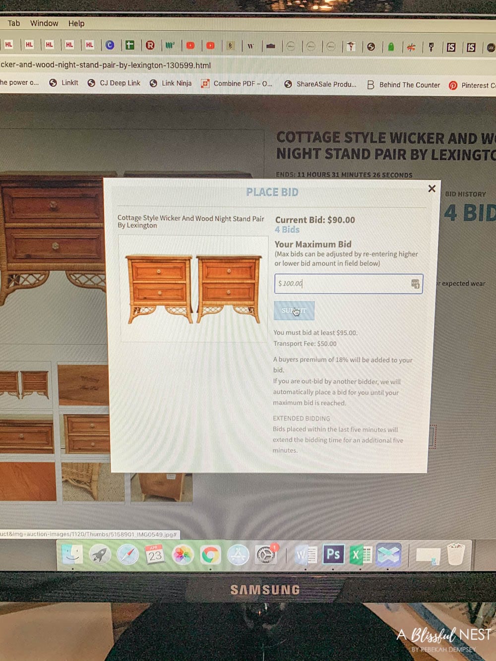 Looking for vintage antiques and estate auctions online? We love Black Rock Galleries! #ABlissfulNest #ad
