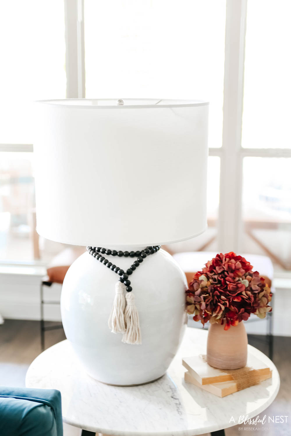 Add layered elements to your fall decor. #ABlissfulNest #falldecor #fallideas