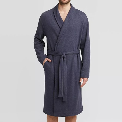 This french terry robe is a great gift idea for men under  this holiday season! #ABlissfulNest