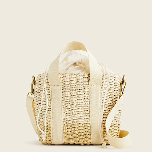 This straw crossbody bag is a fun Mother's Day gift idea! #ABlissfulNest