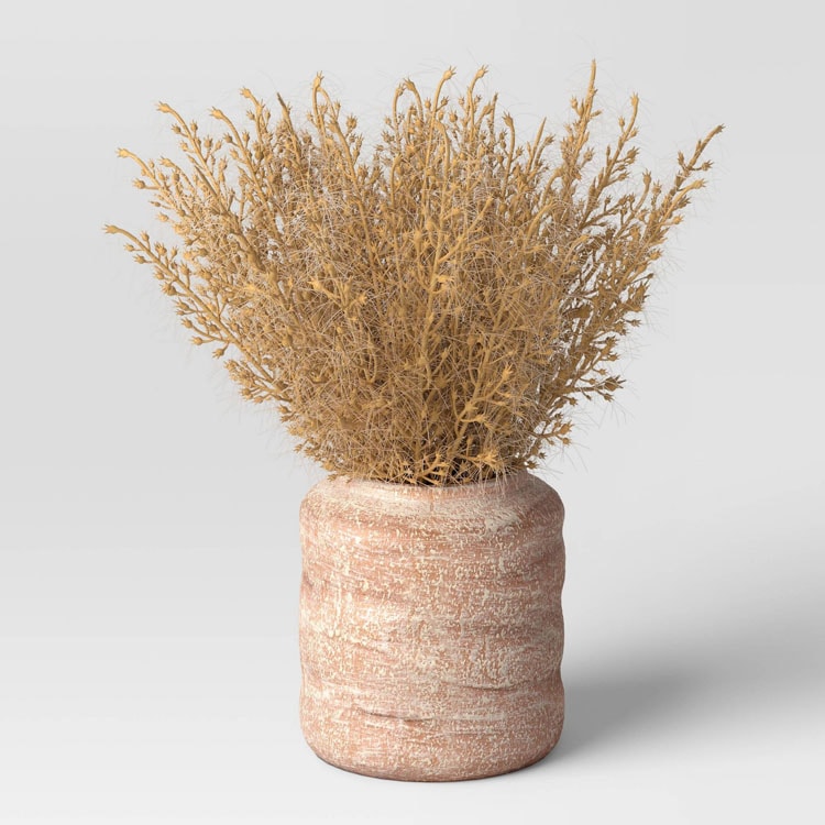 This faux fall arrangement is only $10! Perfect fall decor! #ABlissfulNest