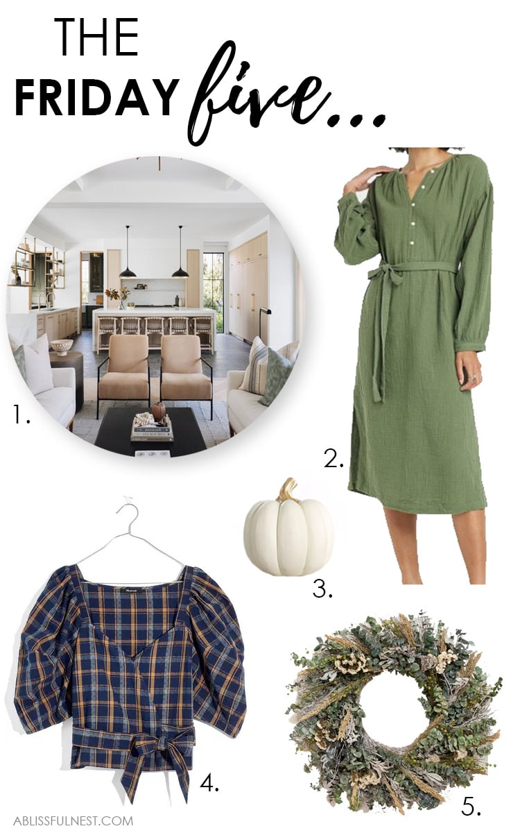 Five of the best finds from the week! #ABlissfulNest