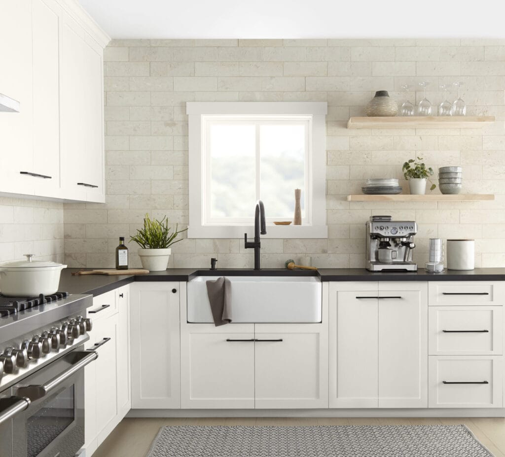 Blank Canvas paint color on kitchen cabinets