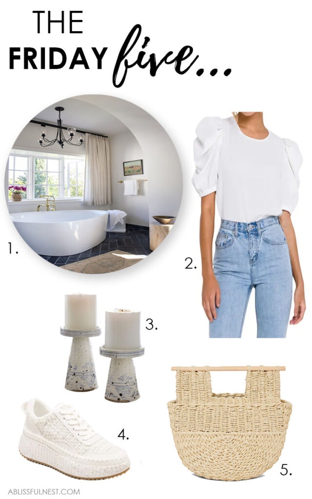 The five best finds from the week! #ABlissfulNest