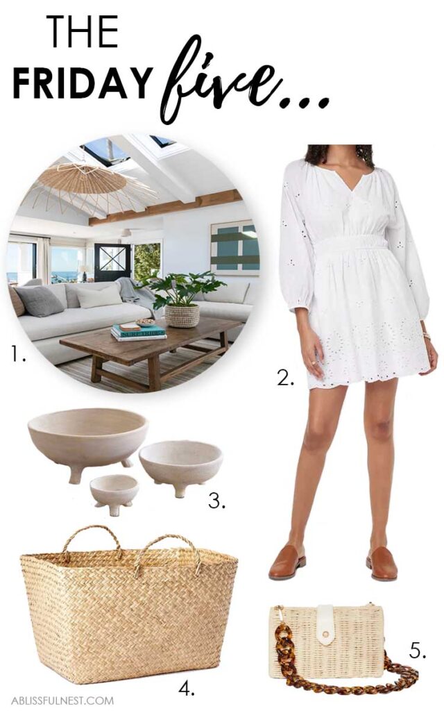 The five best finds from the week! #ABlissfulNest