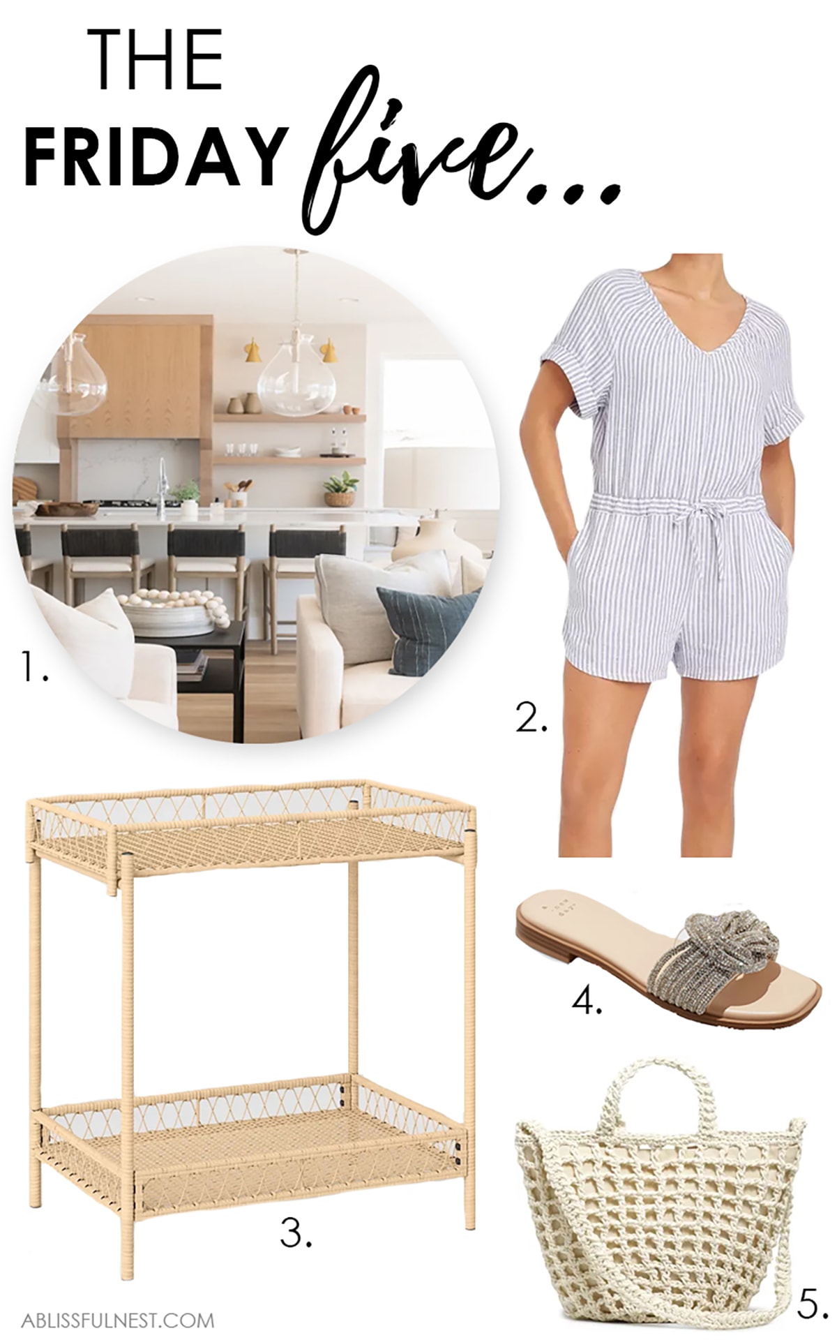 Five of the best finds from the week! #ABlissfulNest