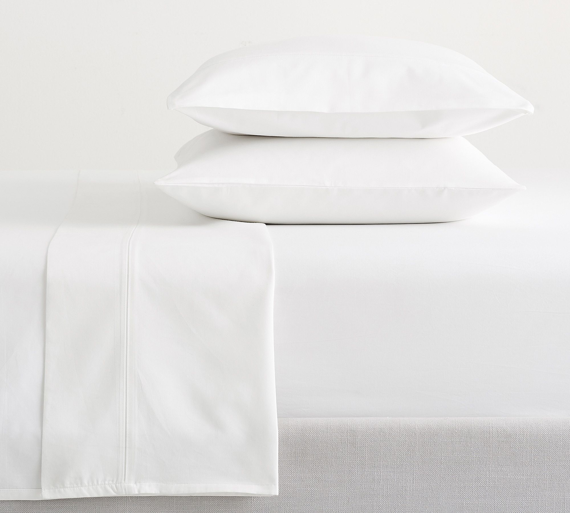 white flat sheet 