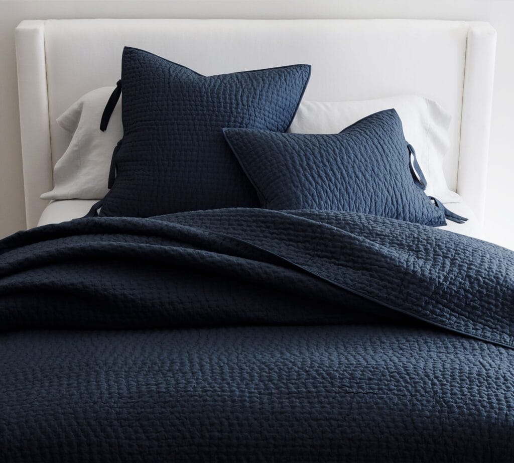 navy quilt set