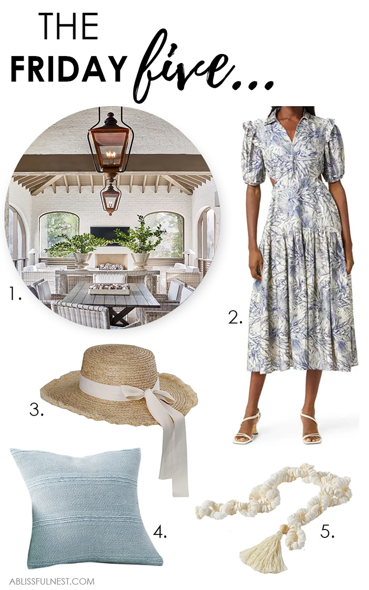 Five of the best finds from the week! #ABlissfulNest