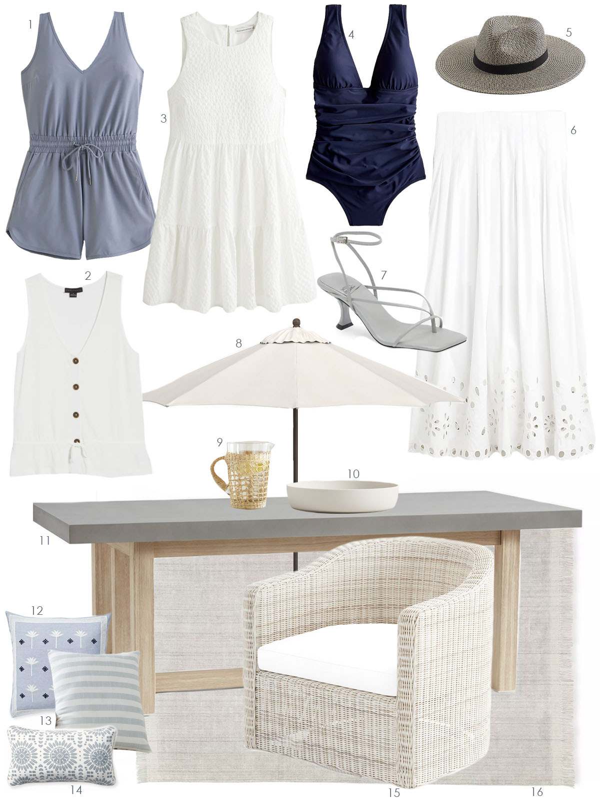The best sales going on this weekend! Outdoor decor, summer activewear, an eyelet summer skirt and more! #ABlissfulNest