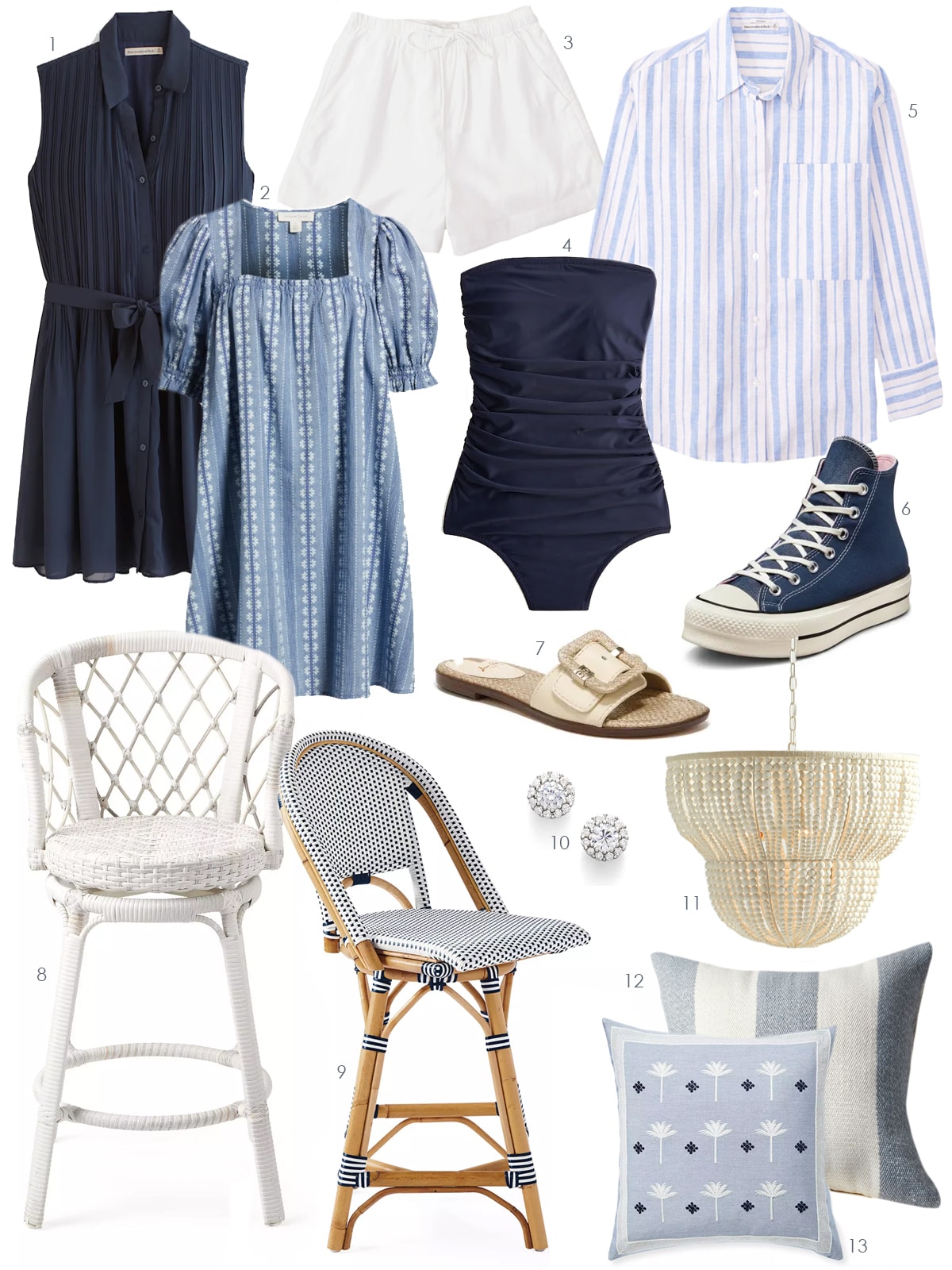 Cute summer dresses, navy Converse sneakers, Serena and Lily bar stools and more all on sale this weekend! #ABlissfulNest