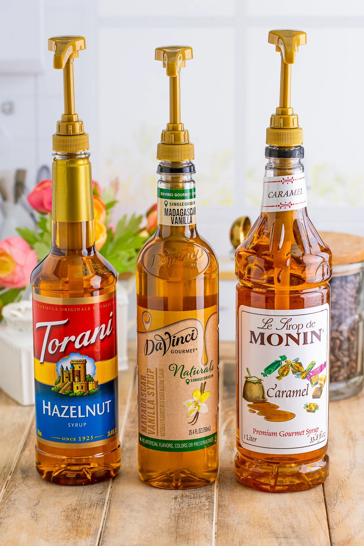 coffee syrups to have on a coffee bar