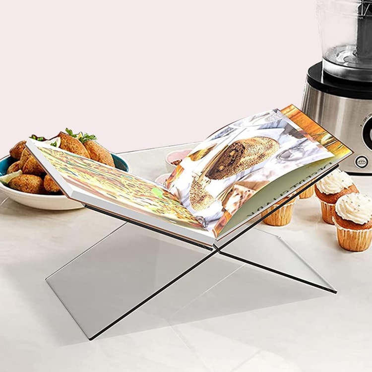 This acrylic book stand is under $20! #ABlissfulNest