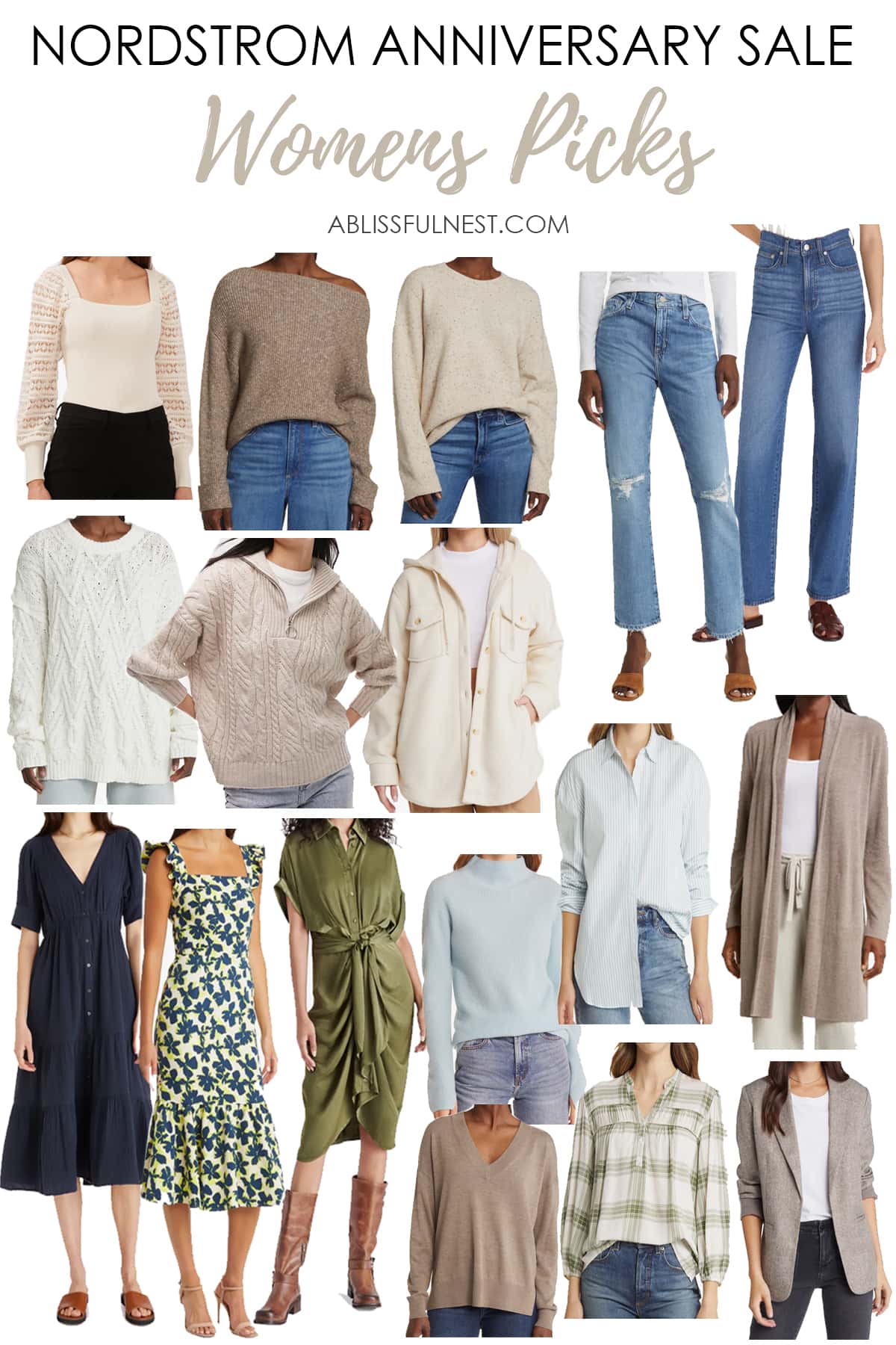Nordstrom Anniversary Sale women's clothing picks! #ABlissfulNest