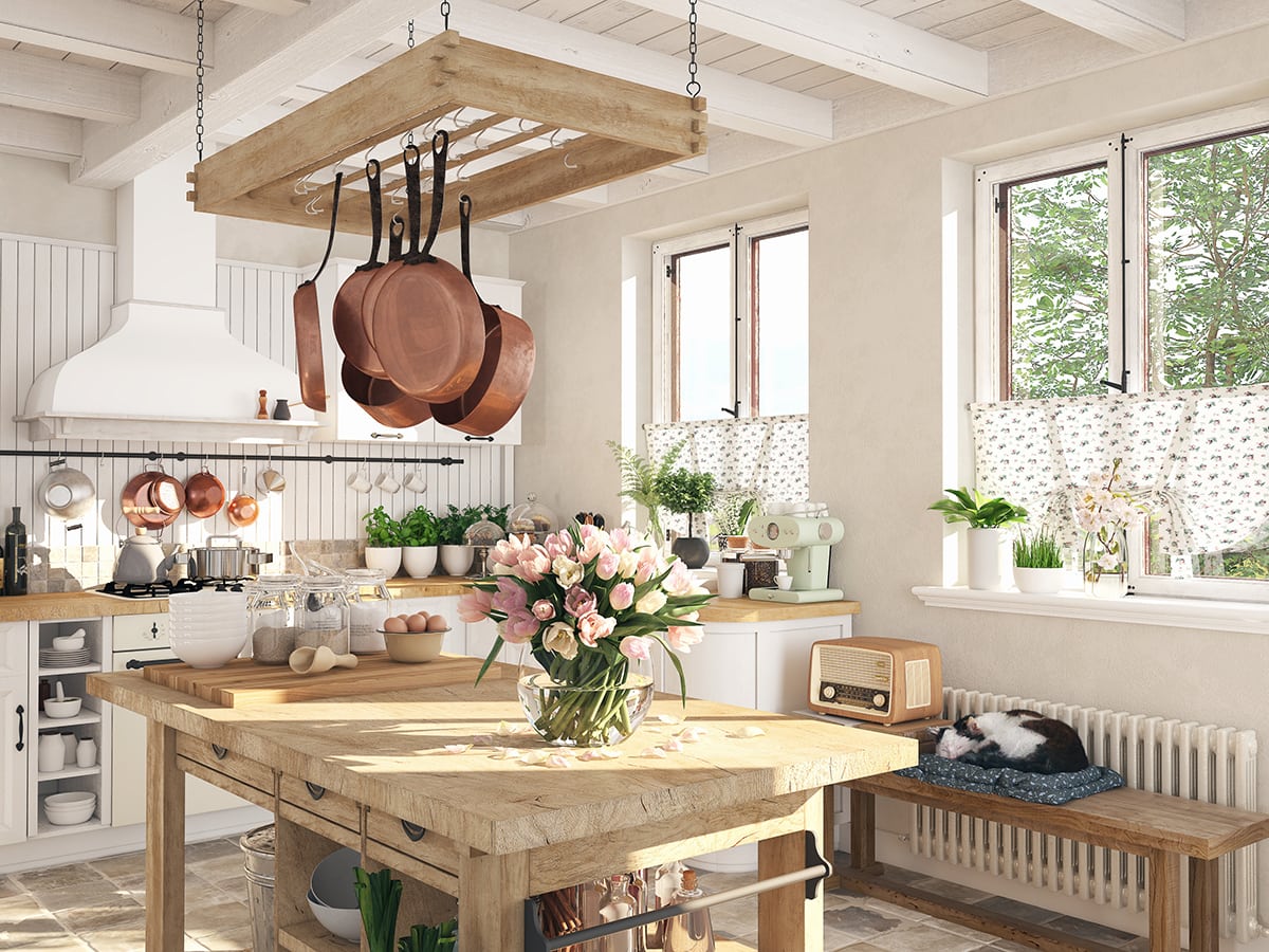 Cottage Kitchen Cabinet Colors