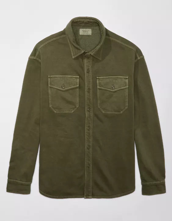 This cozy fleece shacket is a great gift idea for him this season! #ABlissfulNest