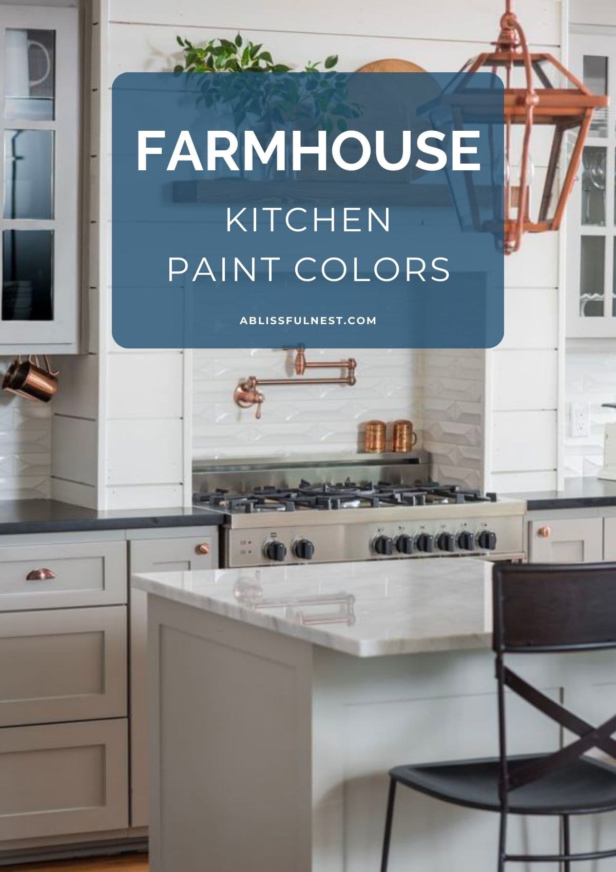 shaker cabinet style in a farmhouse kitchen
