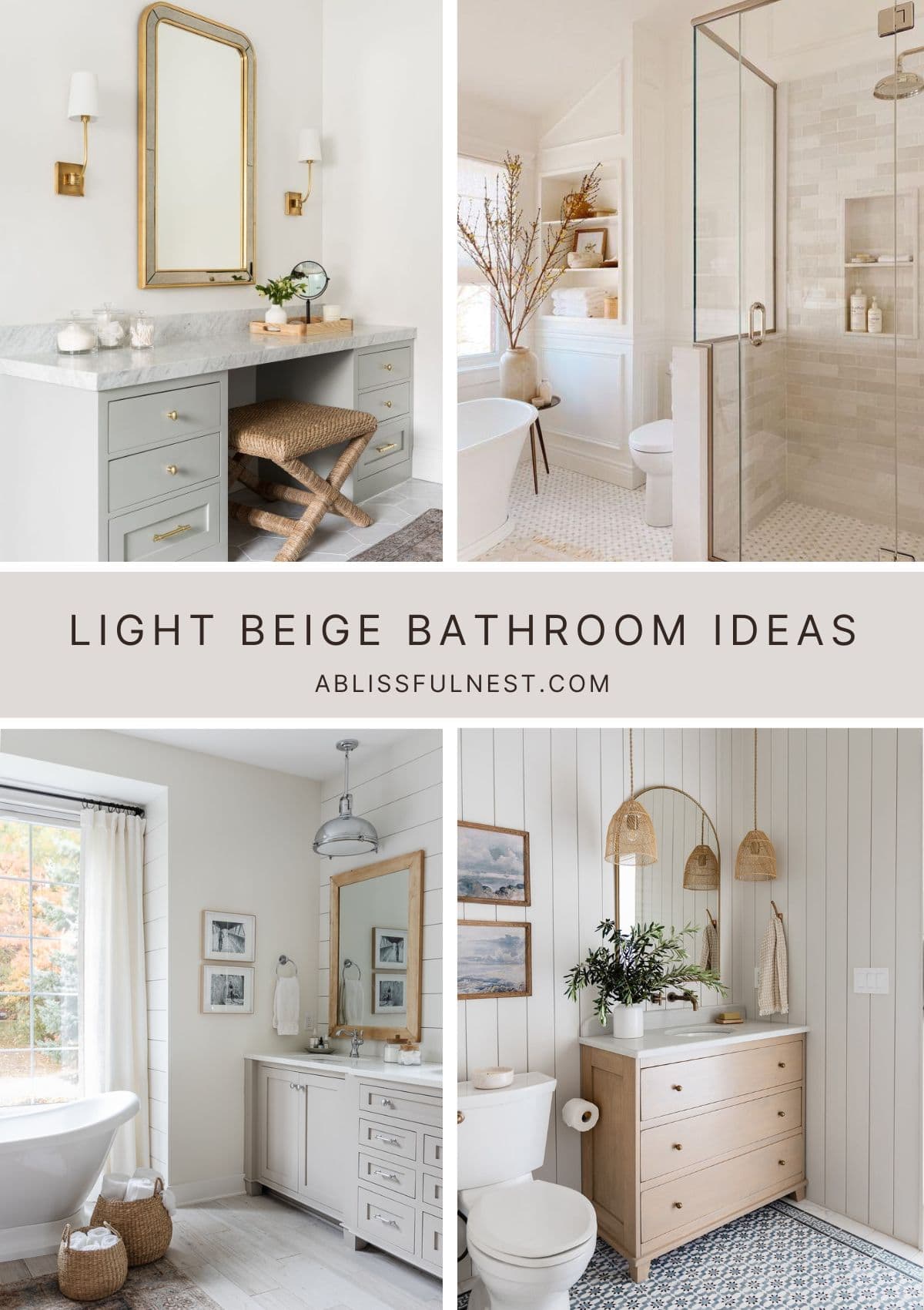 Light Beige Bathroom Ideas