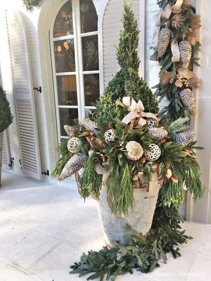 Winter Outdoor Artificial Flowers