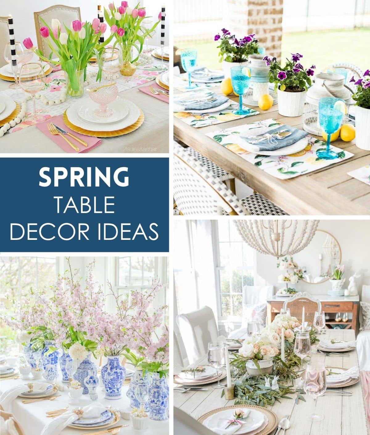 Spring Table Decor Ideas