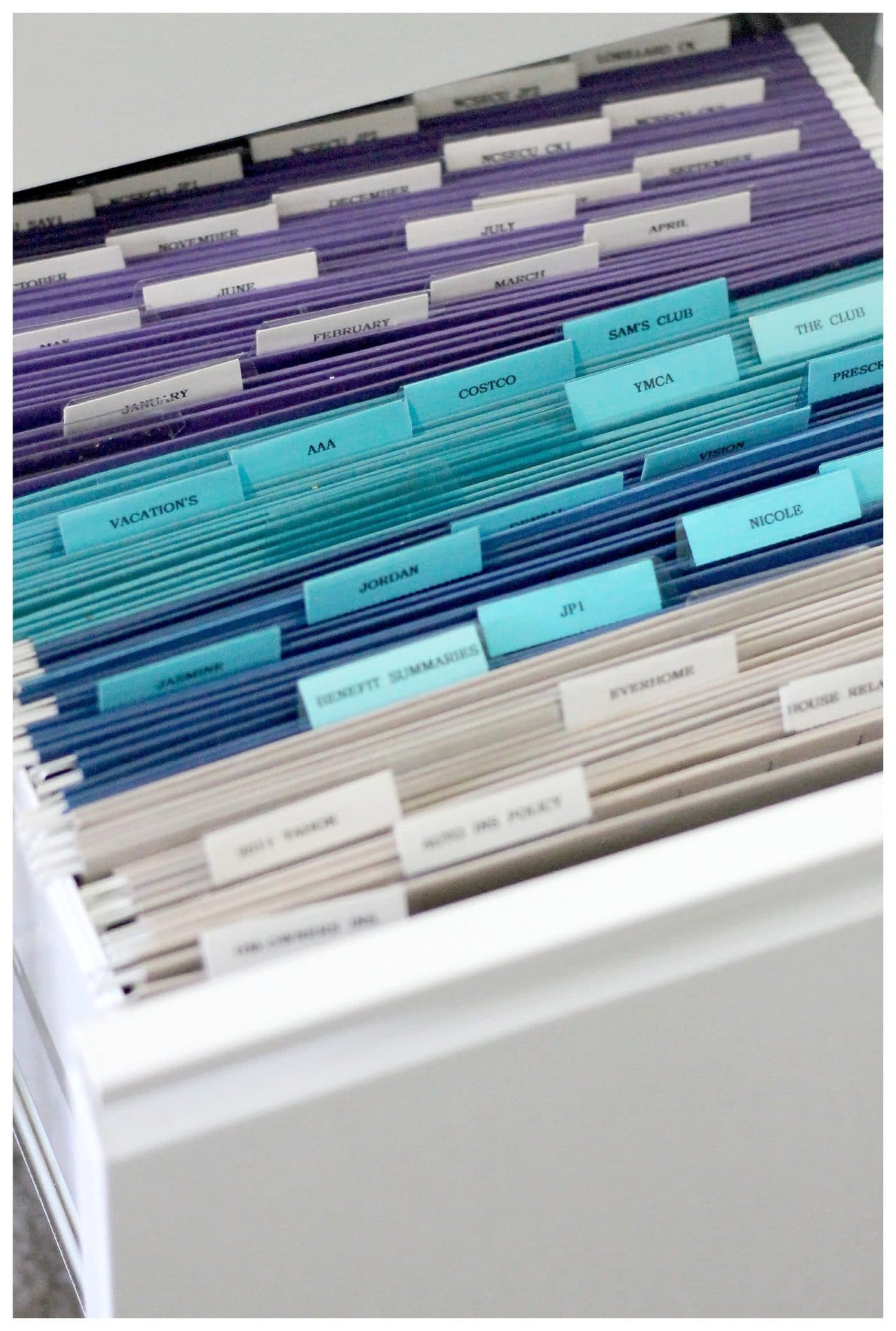 How To Organize A File Cabinet